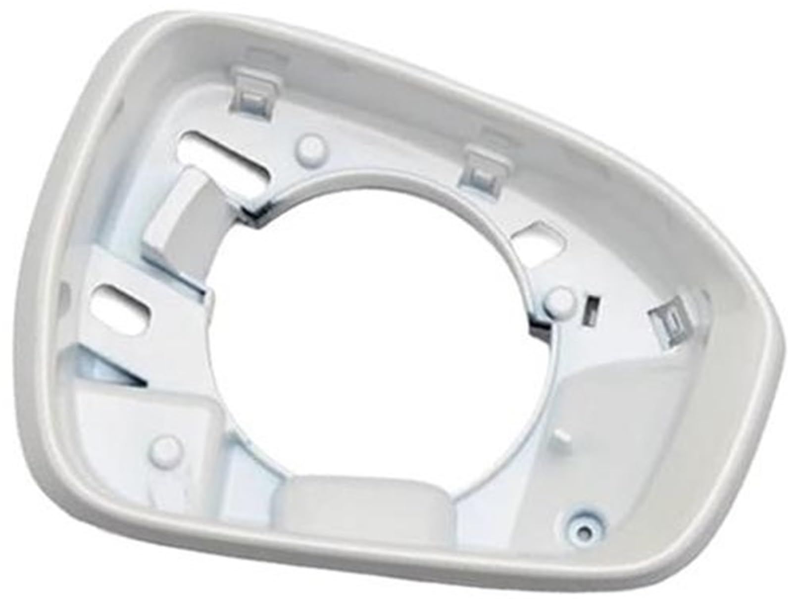 MKVAXR Auto-Rückspiegelkappe, for Mondeo, 4 MK4 2013–2019, Auto-Schwarz-Weiß-Seitenspiegel-Rahmenhalter, Rückspiegel-Gehäuserahmen Außenspiegel-Stützrahmen(White-Right) von MKVAXR