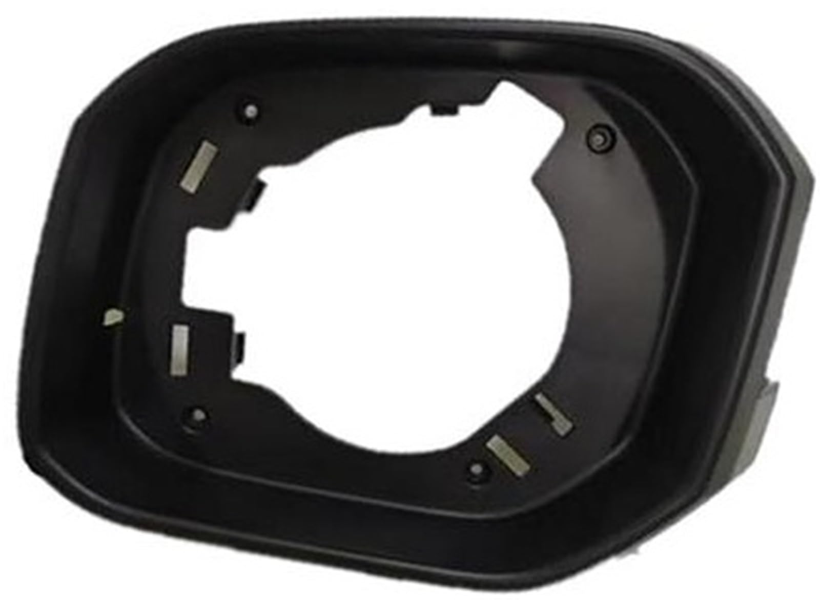 MKVAXR Auto-Rückspiegelkappe, for VW, for Caddy, 2015 2016–2019, Auto-Seitenspiegel-Gehäuserahmen, Rückspiegel-Rahmenhalter Außenspiegel-Stützrahmen(Black Left) von MKVAXR