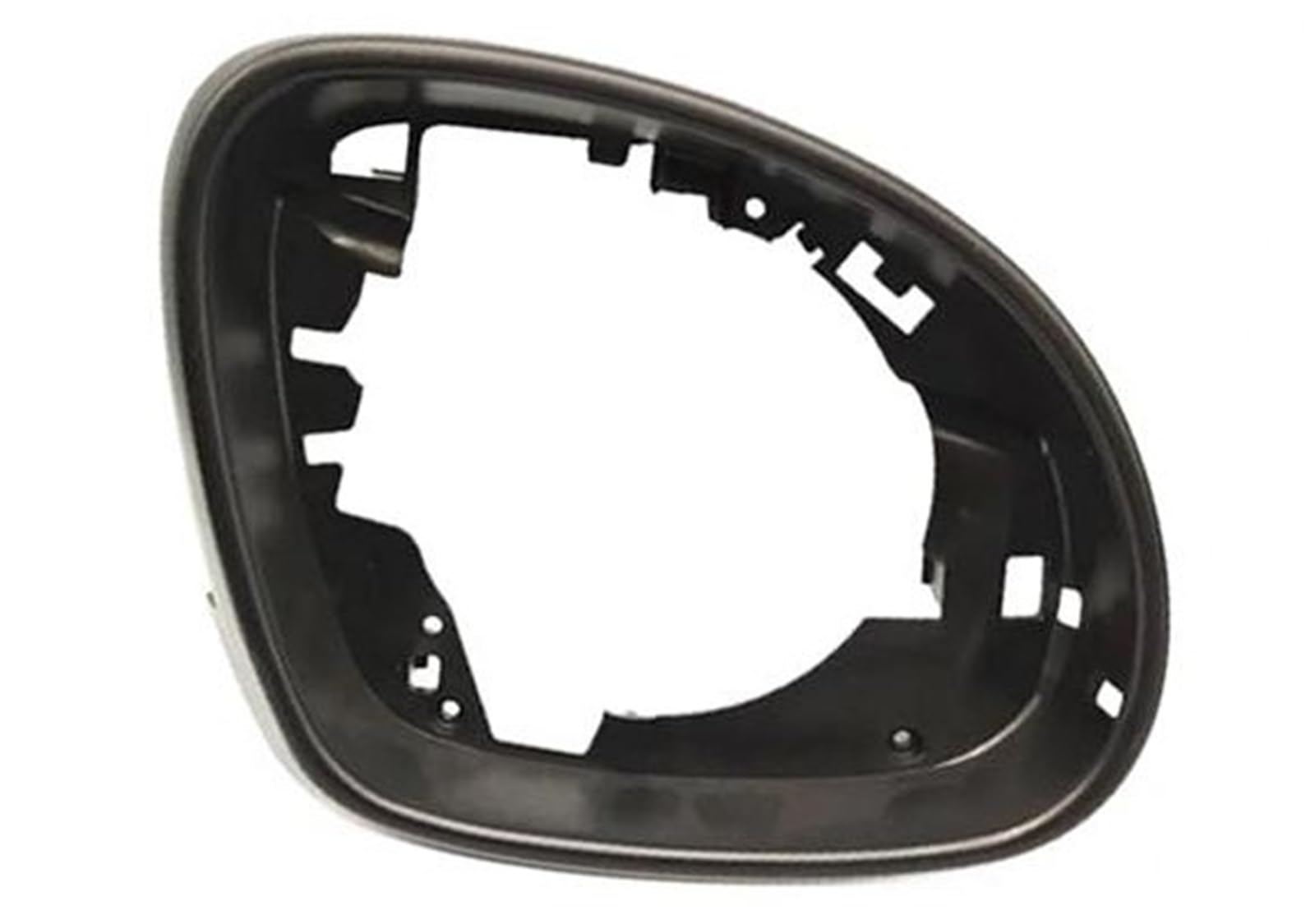 MKVAXR Auto-Rückspiegelkappe, for VW, for Tiguan, for Sharan, for Skoda, for Yeti 2009–2018. Auto-Links-Rechts-Seitenspiegel-Rahmenhalter Außenspiegel-Stützrahmen(Black-Right) von MKVAXR