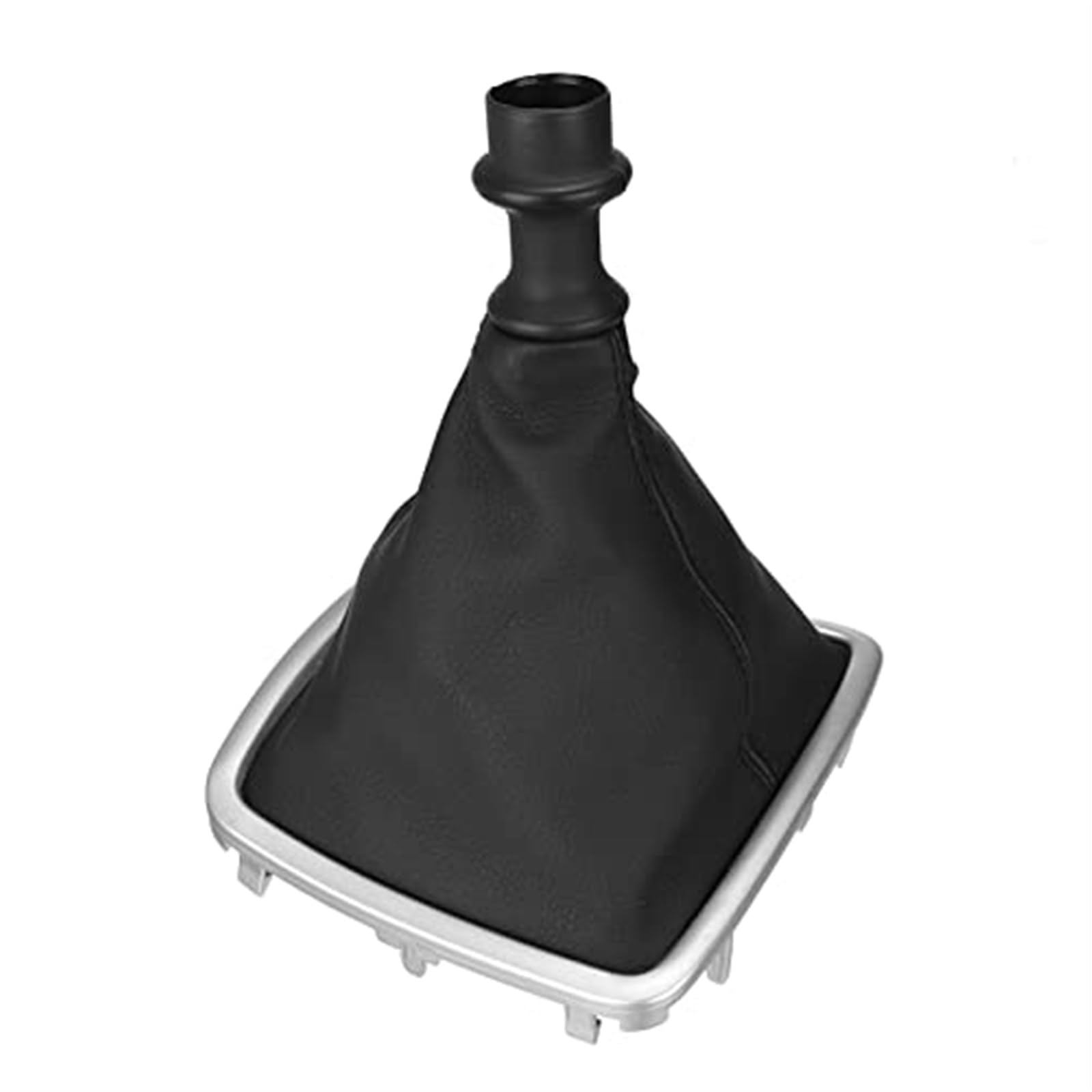 MKVAXR Auto-Schalthebelabdeckung for Laguna Mk3 2007-2015 Auto-Schaltgetriebe-Schaltknauf 6-Gang-Hebel-Schalthebelgriff Schaltknauf Auto Auto-Schalthebelknopf(Black Shift Collar) von MKVAXR