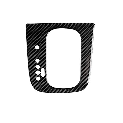 MKVAXR Auto-Schalthebelrahmenabdeckung aus weicher Kohlefaser, Schutzverkleidung for die Mittelkonsole, for VW, for Golf 6 MK6 2010 2011 2012 2013 Fensterheber-Knopfrahmen(A,LHD) von MKVAXR