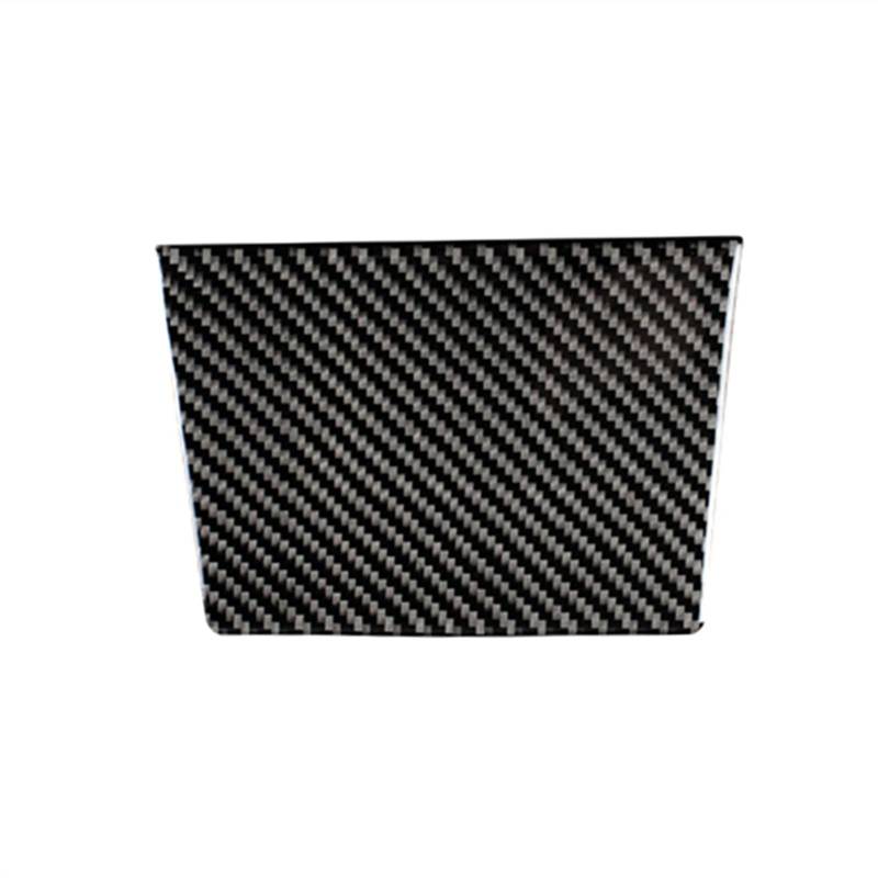 MKVAXR Auto-Schalttafel aus weichem Carbonfaser-Mittelteil, Aschenbecherkastenabdeckung, Schutzverkleidung, for VW, for Golf, 6 MK6 2010 2011 2012 2013 Fensterheber-Knopfrahmen(Inner Cover) von MKVAXR