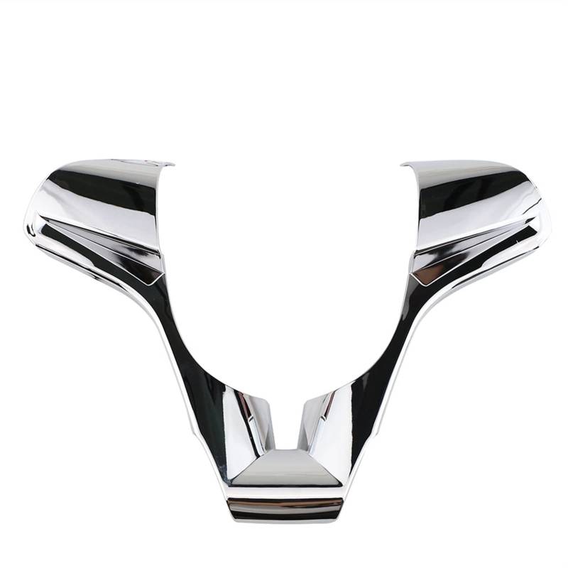 MKVAXR Auto Styling ABS Lenkrad Schutz Abdeckung Trim Aufkleber, for Chevrolet, for Cruze, Limousine Schrägheck 2009-2015 Teile Lenkrad-Dekorationsaufkleber(Glossy Silver) von MKVAXR