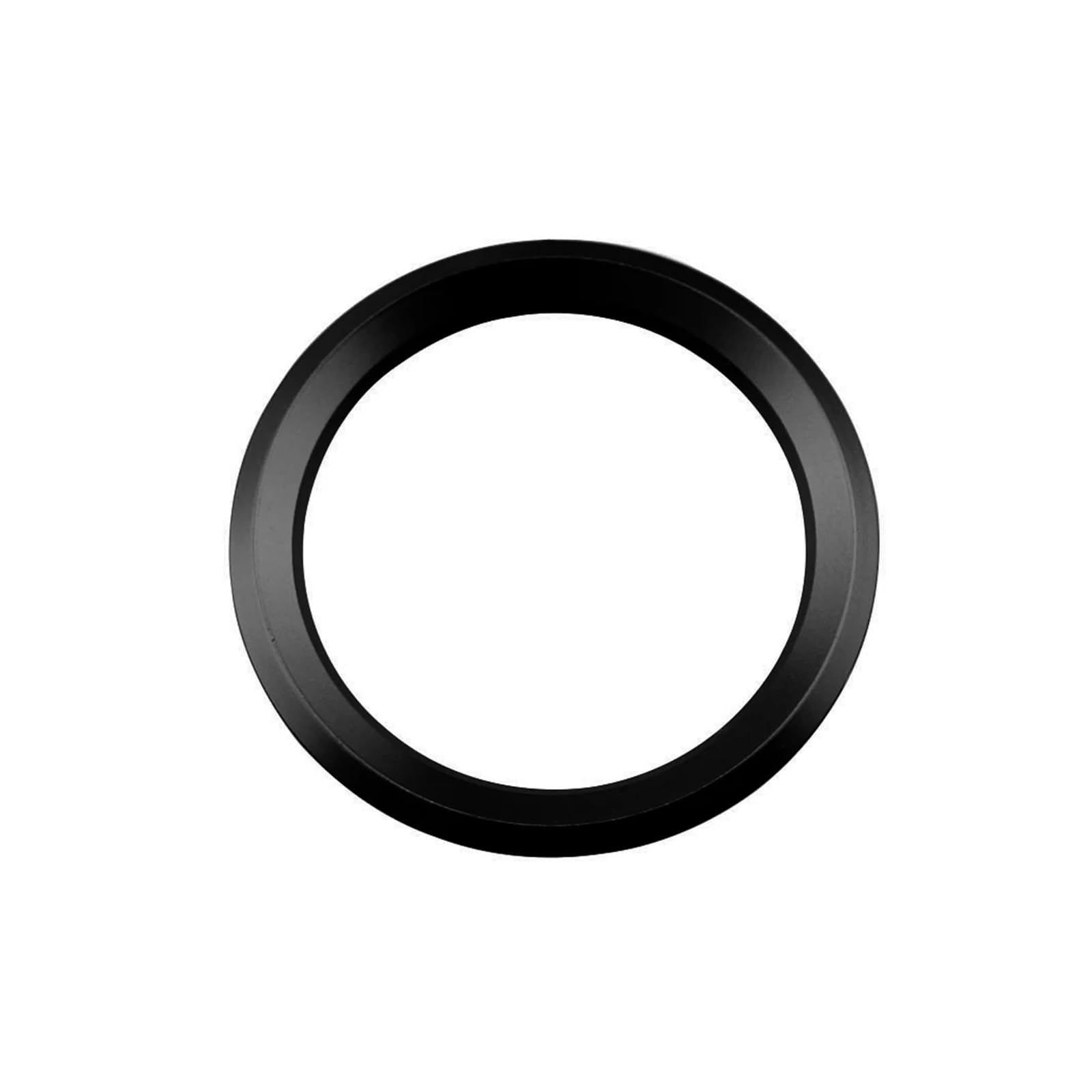 MKVAXR Auto Styling Dekoration Ring Lenkrad Trim Kreis Aufkleber, for, for M3 M5 E36 E46 E60 E90 E92 X1 F48 X3 X5 X6, Auto Aufkleber Verkleidung der Lenkradtasten(Black) von MKVAXR