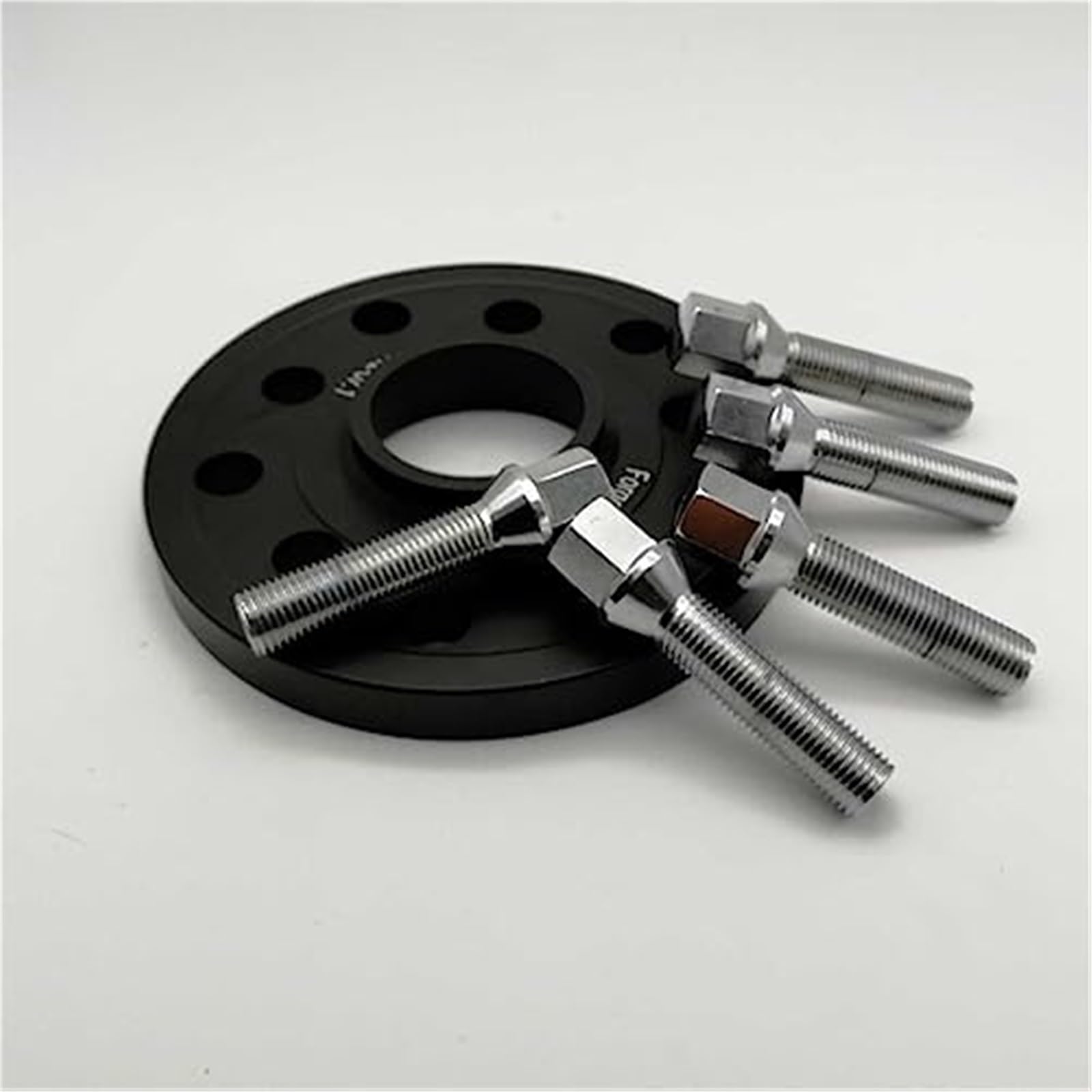 MKVAXR Autoraddichtung 1 Stück, for, Spurverbreiterung, Verbreiterungssatz 5x112 Hubcentric 66.6 Aluminium-Radadapter passend for Spurverbreiterungen Nabenzentrierter Abstandshalter(Black 25mm) von MKVAXR