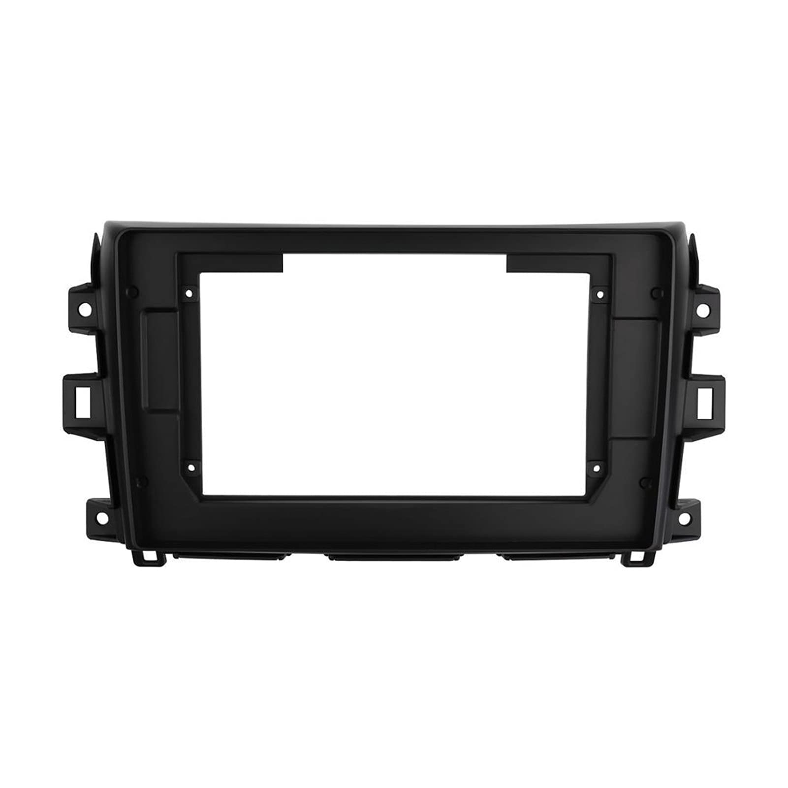 MKVAXR Autoradio-Blende, Stereo-DVD-Player, Einbau-Surround-Verkleidung, 10,1-Zoll-Audio-Rahmenblende, for Nissan, NAVARA 2014–2015 Autoradio-Armaturenbrettrahmen(Matt Black) von MKVAXR