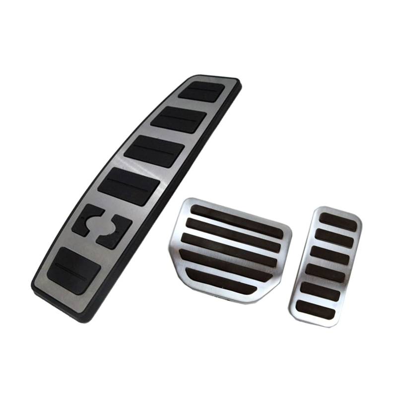 MKVAXR Beschleuniger Fußstütze Modifizierte Pedal Pad Refit Dekorieren Zubehör, for Land, for Range Rover, for Sport Discovery 3 4 LR3 LR4 Bremspedalabdeckung(3pcs) von MKVAXR