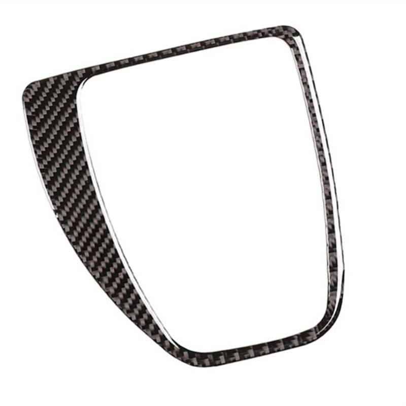 MKVAXR Car Styling Echt Carbon Fiber Innenausstattung Mittelkonsole Schalthebel Verkleidung Außenrahmen Abdeckung, for, 5er E60 E61 2004-2010 Fensterheber-Knopfrahmen von MKVAXR