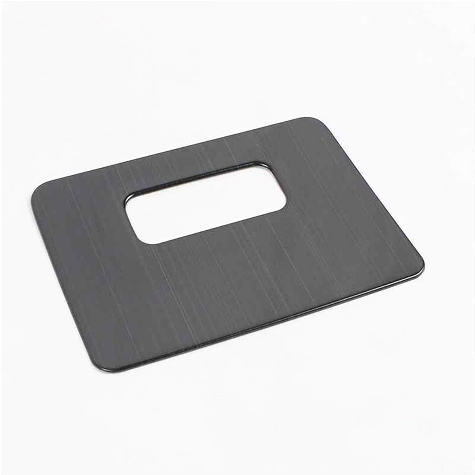 MKVAXR Car Styling Main Fahraufbewahrungsbehälter Griff Decorative Panel-Aufkleber for Q3 2019 LHD Edelstahl Innenausstattung Dekorplatte für Lüftungsschlitze(Black) von MKVAXR