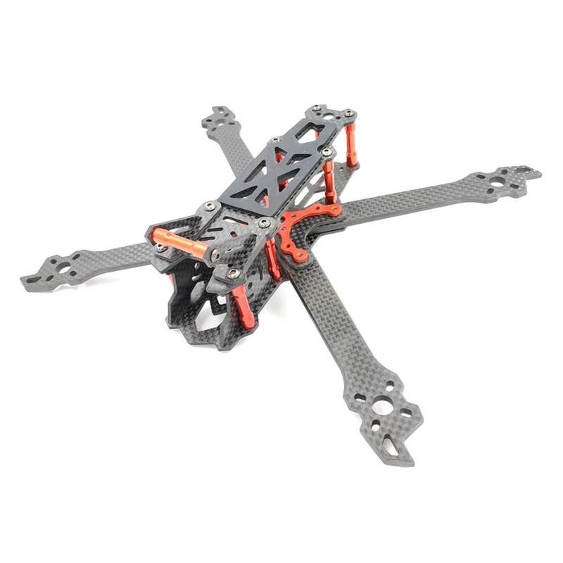 MKVAXR Carbon Fiber FPV Freestyle Stretch X Quadcopter Rahmen Kit RC Drone 5030 5045 5145 F3 F4 FPV-Drohnenkörper(260MM Frame kit) von MKVAXR