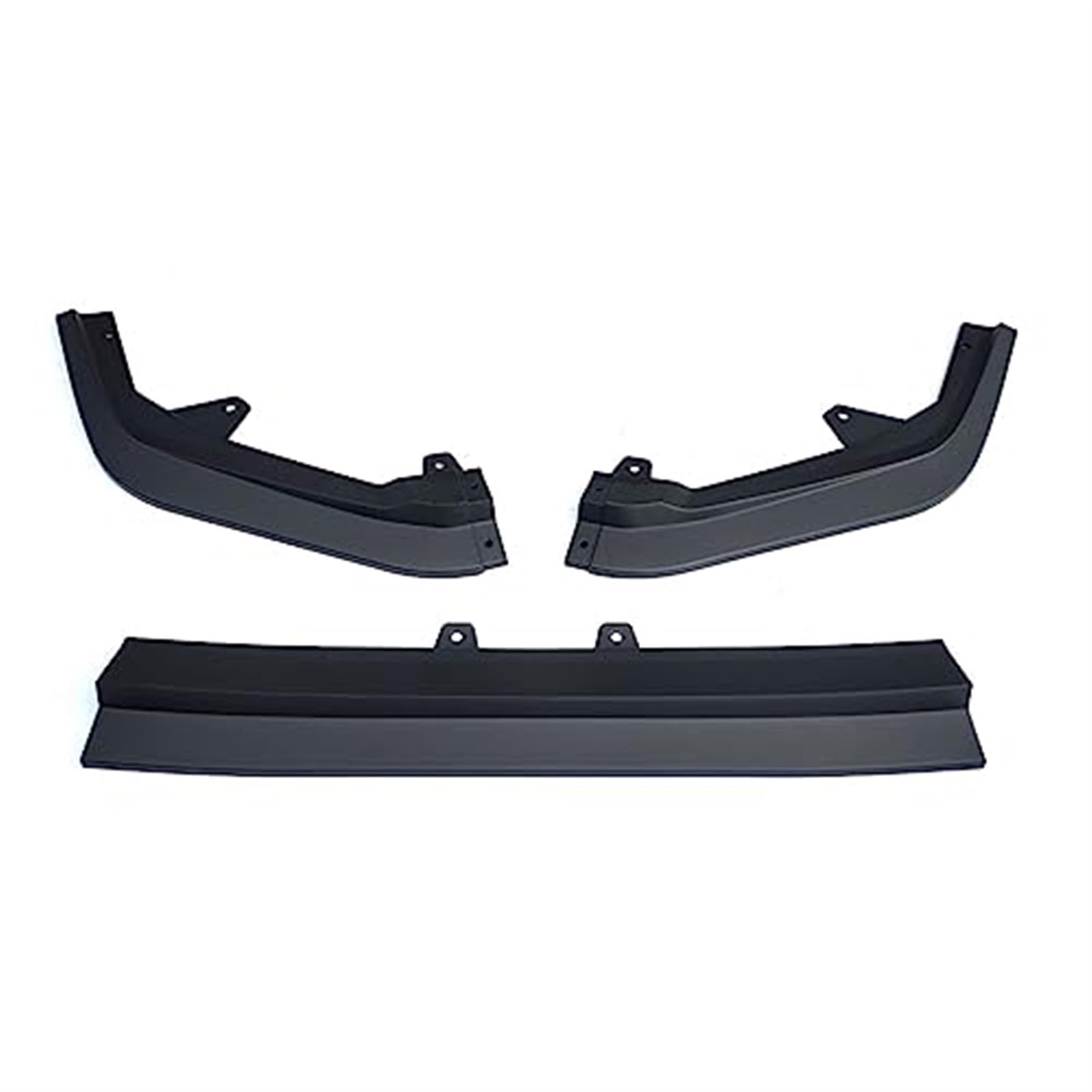 MKVAXR Direkt, for Civic, 2022 2023 11th Gen Frontschürze Lip Spoiler Splitter Deflektor Guards Body Kit Abdeckung Auto Zubehör Front Spoiler Frontspoiler-Kit(Black Matte Black) von MKVAXR