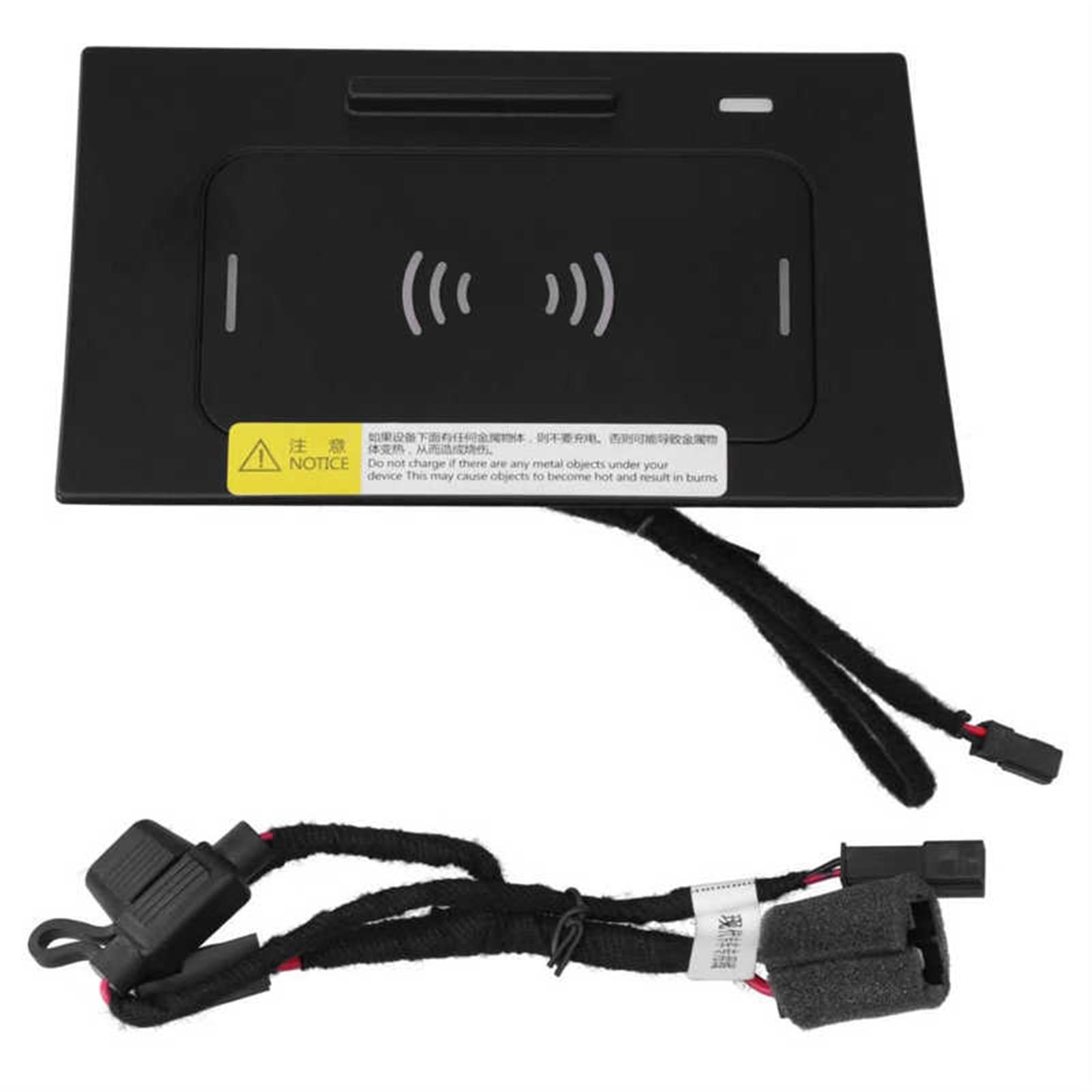 MKVAXR Drahtloses Autoladegerät, for Hyundai, for Elantra, 2016 2017 2018 2019 2020 Empfindlicher Telefonhalter 15 W ABS Plug and Play Kabellose Ladeplatte von MKVAXR