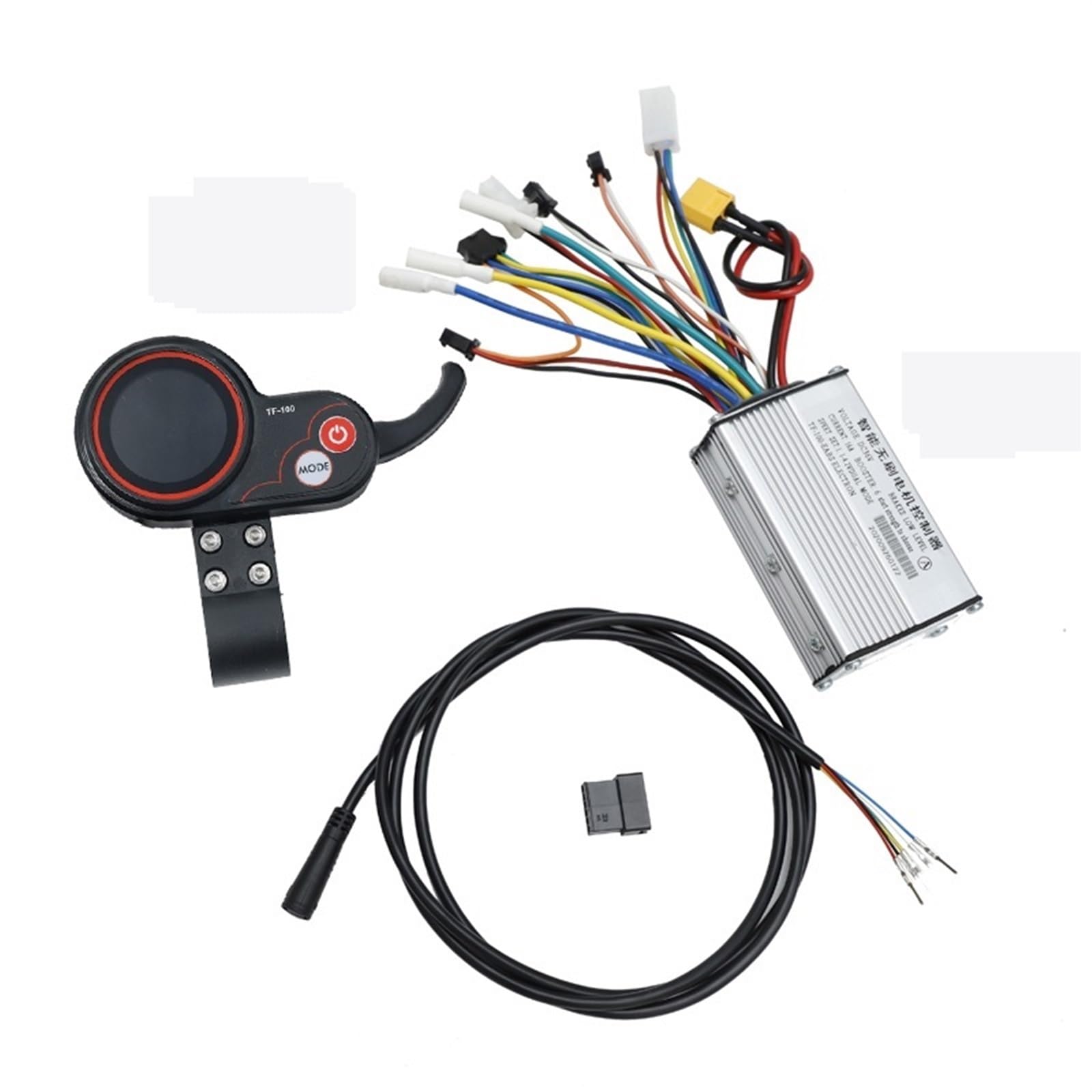 MKVAXR Elektroroller TF-100 Motorcontroller, intelligenter bürstenloser Motorcontroller + Instrumentendisplay, for Kugoo, M4 Scooter Armaturenbrett eines Elektrorollers(48V 20A 6Pin) von MKVAXR