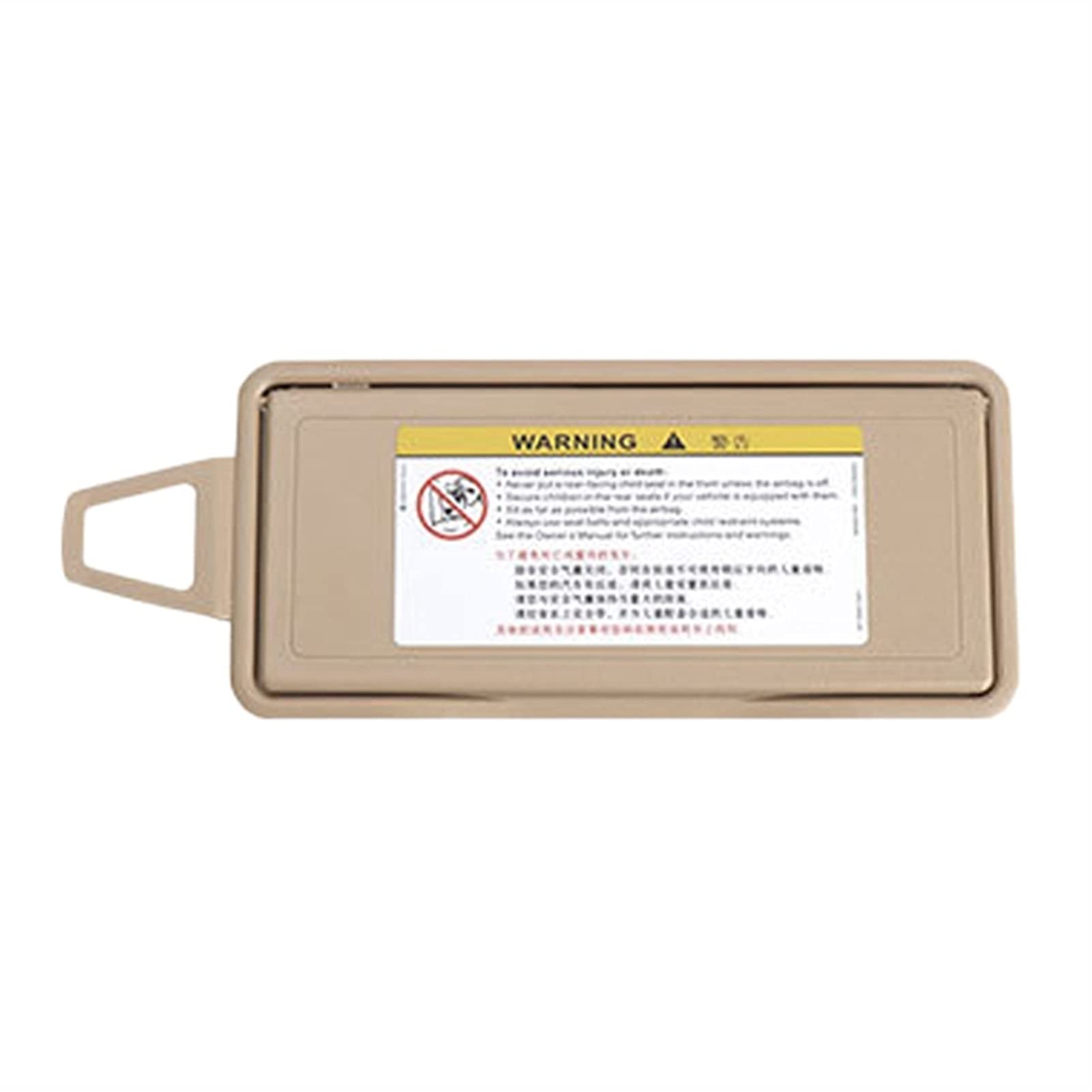 MKVAXR Ersatz for Auto-Sonnenblende, Schattenbrett, Spiegelabdeckung, for Mercedes-Benz, for S-Klasse W221 2006–2013 Auto-Sonnenschutz(Beige Right) von MKVAXR