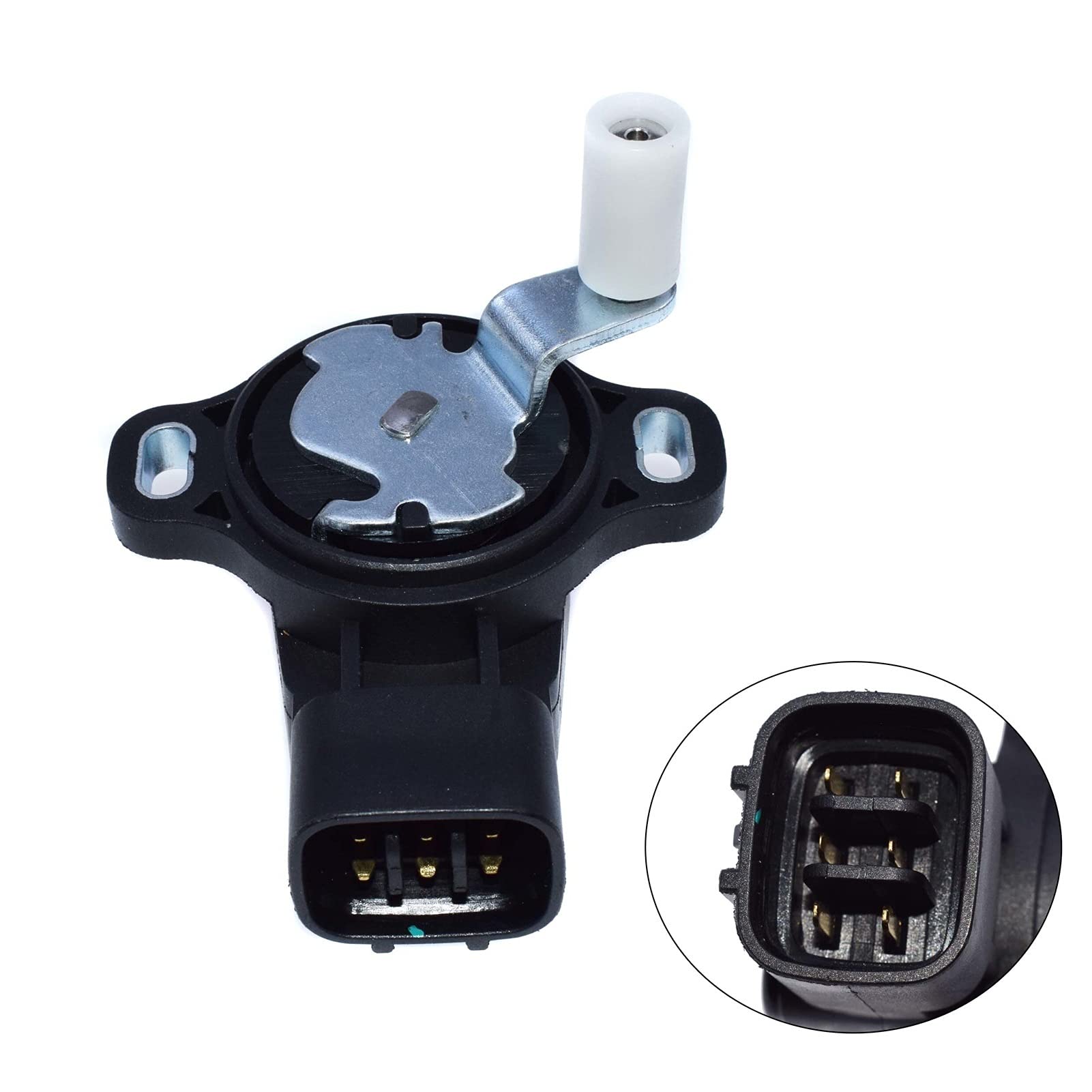 MKVAXR Gaspedal-Drosselklappensensor, für, for Nissan, für, for Infiniti, 3,5 L V6 350Z FX35 FX45 G35 18919-AM810 18919-6N201 18002-AM81D Gaspedalsensor von MKVAXR