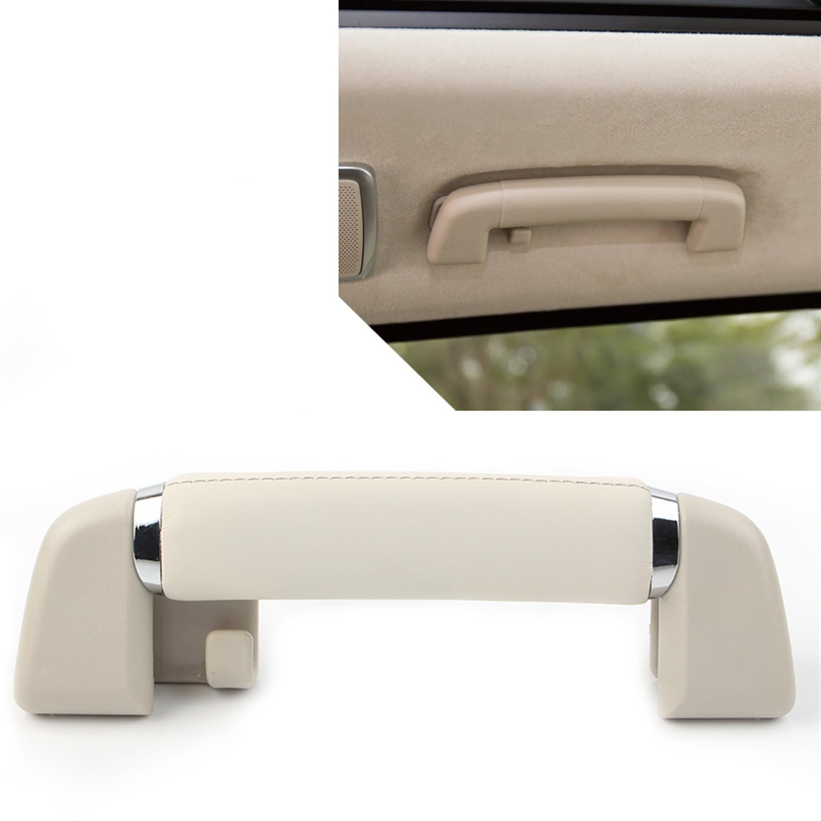 MKVAXR Haltegriff for das Dach der zweiten Reihe im Auto, for Land Rover, for Range Rover, for 2013 2014 2015 2016 2017 2018 2019 2020 2021 Autodach-Haltegriff(Beige) von MKVAXR