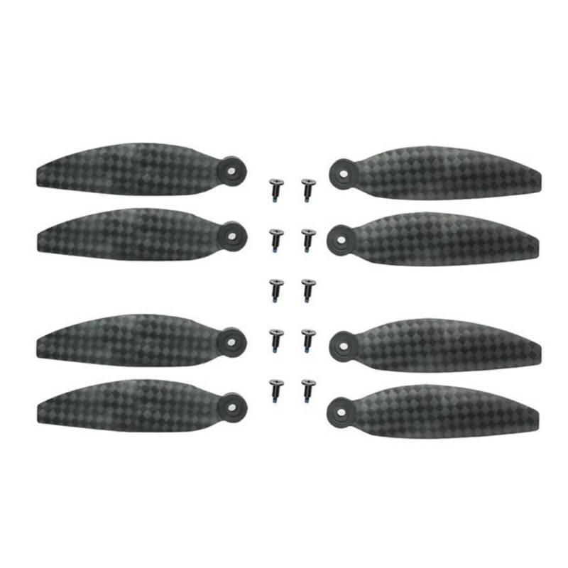 MKVAXR Kohlefaser-Propeller, geräuscharm, Schnellwechselblätter, for DJI, for Mavic, for Mini, Drone Ersatzklingenteile(Bundle 2) von MKVAXR