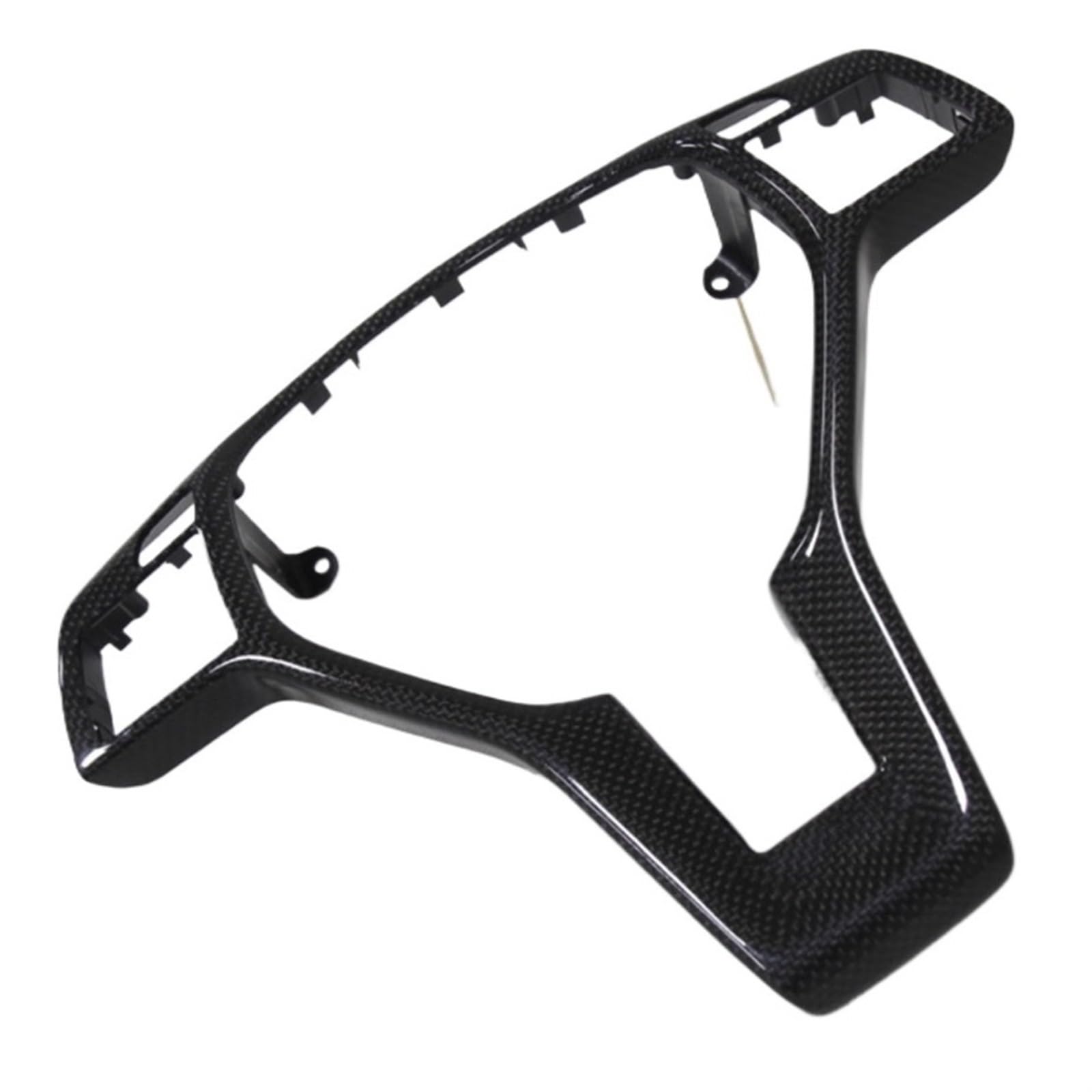 MKVAXR Lenkradverkleidung aus Kohlefaser, for Mercedes-Benz, W176 W204 W117 W212 W207 W218 R172 R231 X204 Nur AMG Verkleidung der Lenkradtasten von MKVAXR