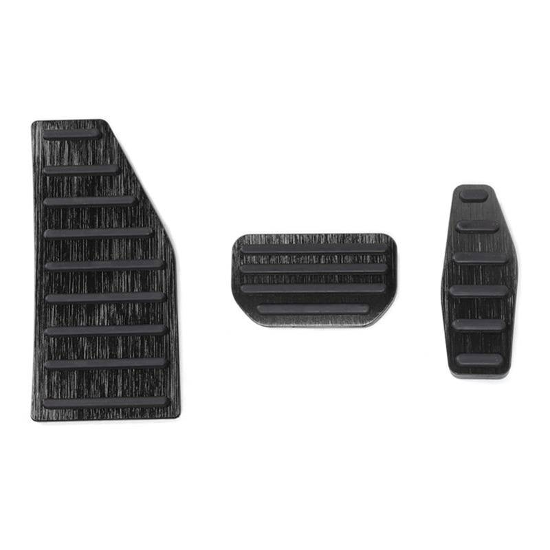 MKVAXR Linke Fußstütze Pedale Auto Bremspedal Abdeckung Jimny, for Suzuki, Jimny 2010-2022 Zubehör Bremspedalabdeckung(3pcs Automatic Black) von MKVAXR