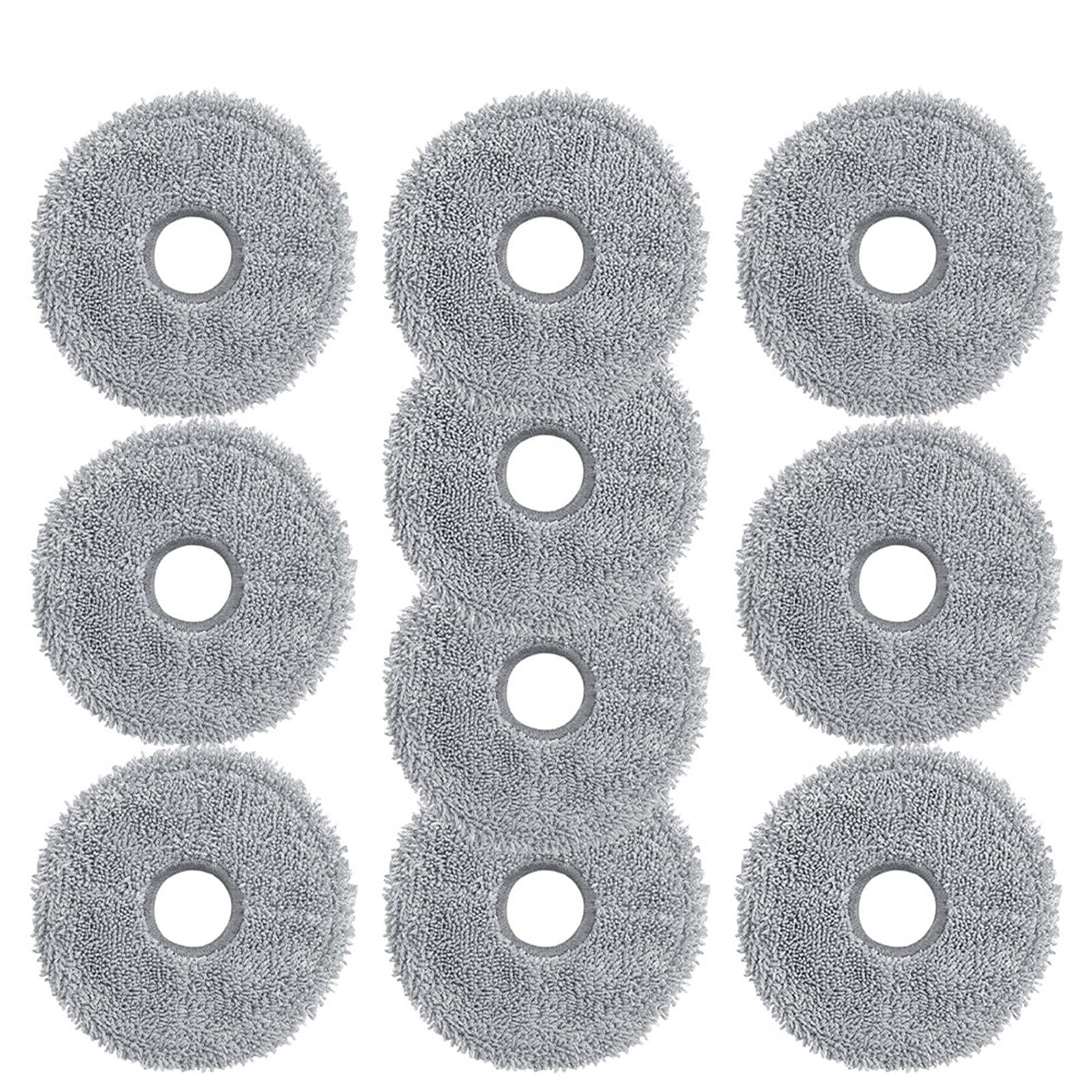 MKVAXR Mopp-Tücher-Teile, for Xiaomi, for Mijia Omni Roboter-Staubsauger Mopp 3S DRE-AME B108CN Trocken- und Nassnutzung Mopp-Pad Bodenreinigung Austausch des Reinigungstuchs(10 Pack) von MKVAXR