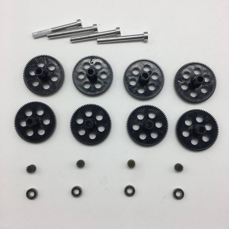 MKVAXR Motoren Motoren Lager Klingen Getriebe Propellerschutz schützen, for SG700 Rc Drone Ersatzteile Drohnen-Propeller-Set(Braun) von MKVAXR