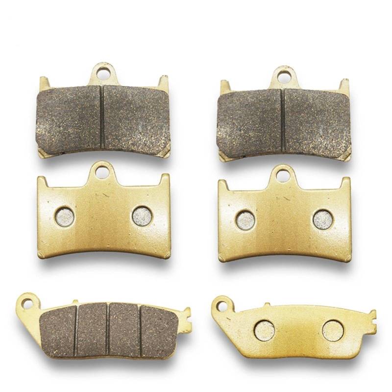 MKVAXR Motorrad-Bremsbeläge vorn und hinten, for MT-01 MT01 MT 01 2005 2006 Motorrad-Bremsbeläge(3 Pairs All) von MKVAXR