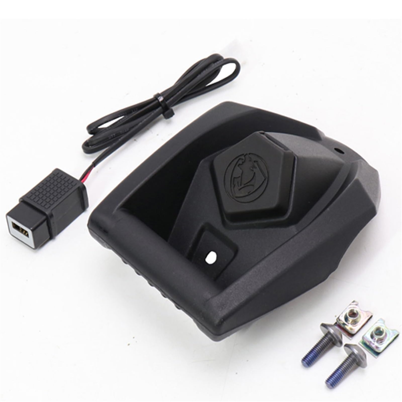 MKVAXR Motorrad GPS Telefon Navigation Halterung Wireless USB Lade Port Halter Halterung, for Yamaha, Xmax NMAX 125 X-MAX 300 400 N-MAX 155 Stoßfester Telefonhalter(Holder) von MKVAXR