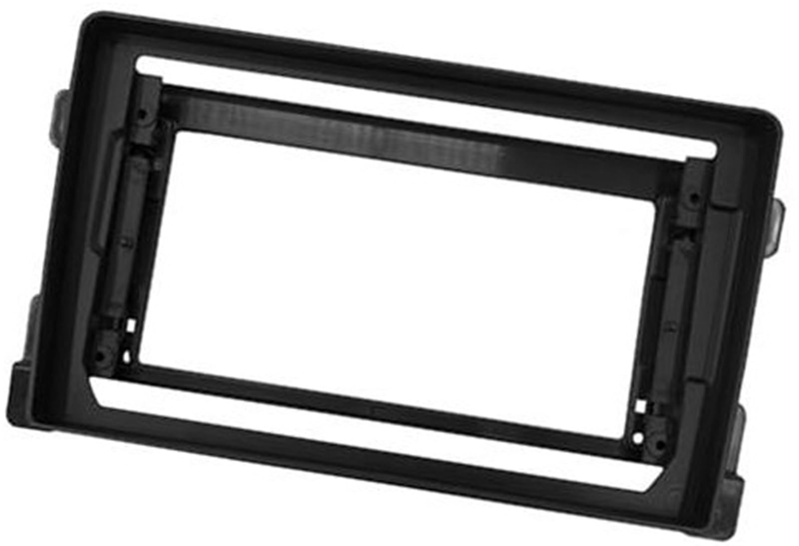 MKVAXR Radio-Stereo-Panel, 9-Zoll-Autoradio-Blende, for Grand Vitara 2005+, Video-Audio-Player, Einbau des Armaturenbrett-Rahmen-Kits, Abdeckungshalterung Installation des Armaturenbrettadapters(BLACK von MKVAXR