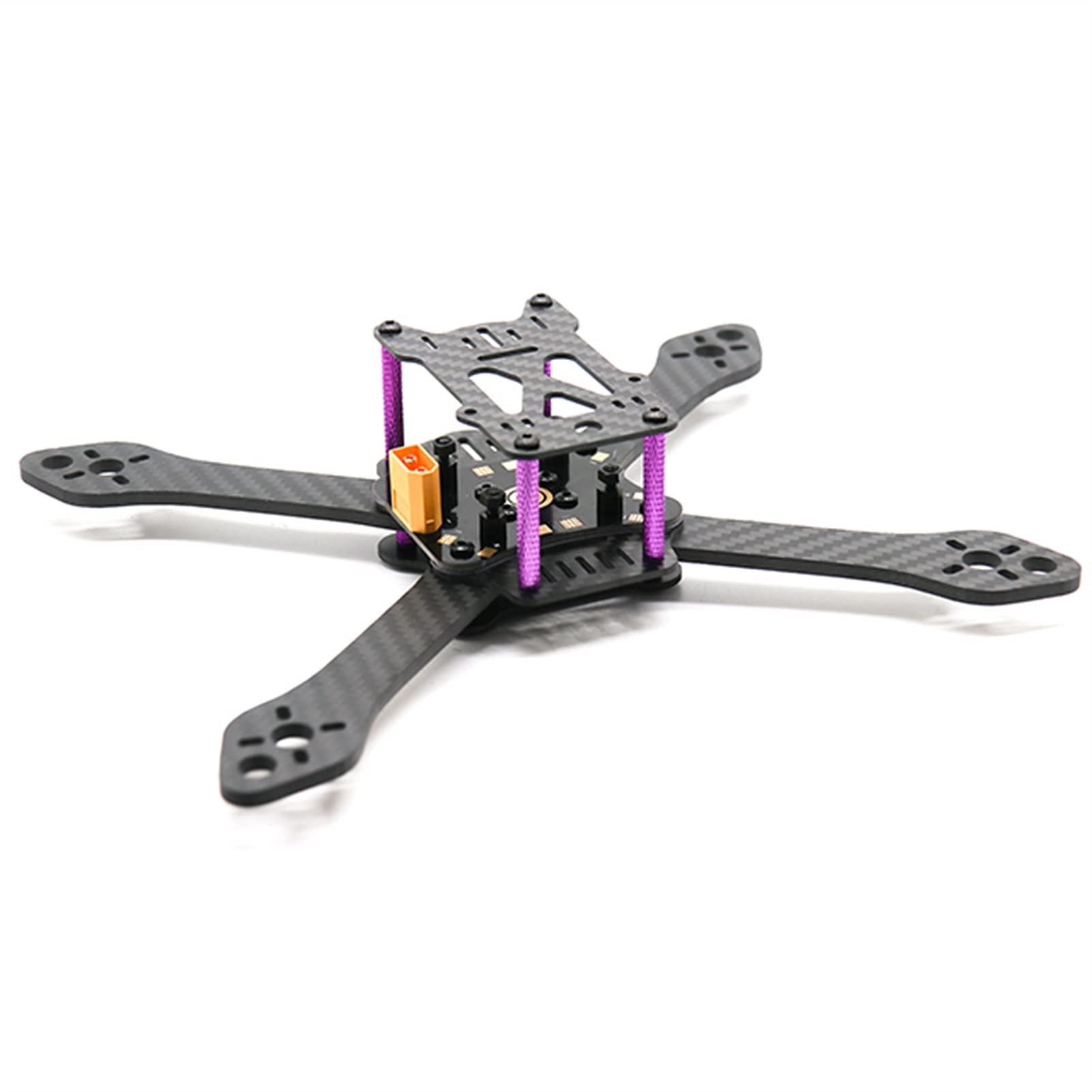 MKVAXR Rahmensatz Martian III X Struktur Radstand 220 mm 4 mm Arm Kohlefaser FPV RC Multicopter FPV-Drohnenkörper(Frame Kit) von MKVAXR