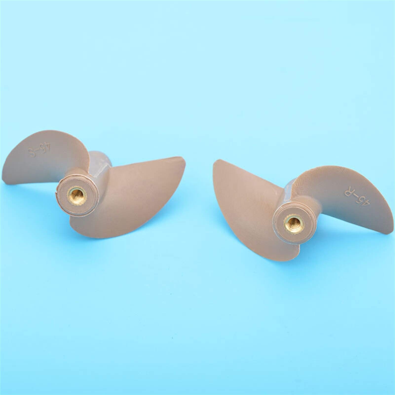 MKVAXR Rc Boot M3 Zwei Klingen Paddel Mit Schraube Gewinde 2 Klingen Nylon Boot Propeller Positive Reverse Propeller M3 Gewinde Prop Welle Außenbordmotorpropeller(D35mm Reverse 005) von MKVAXR