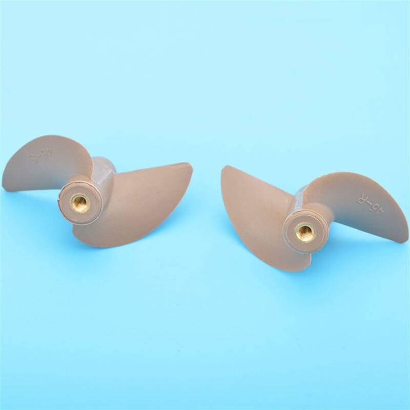 MKVAXR Rc Boot M3 Zwei Klingen Paddel Mit Schraube Gewinde 2 Klingen Nylon Boot Propeller Positive Reverse Propeller M3 Gewinde Prop Welle Außenbordmotorpropeller(D35mm Reverse 005) von MKVAXR