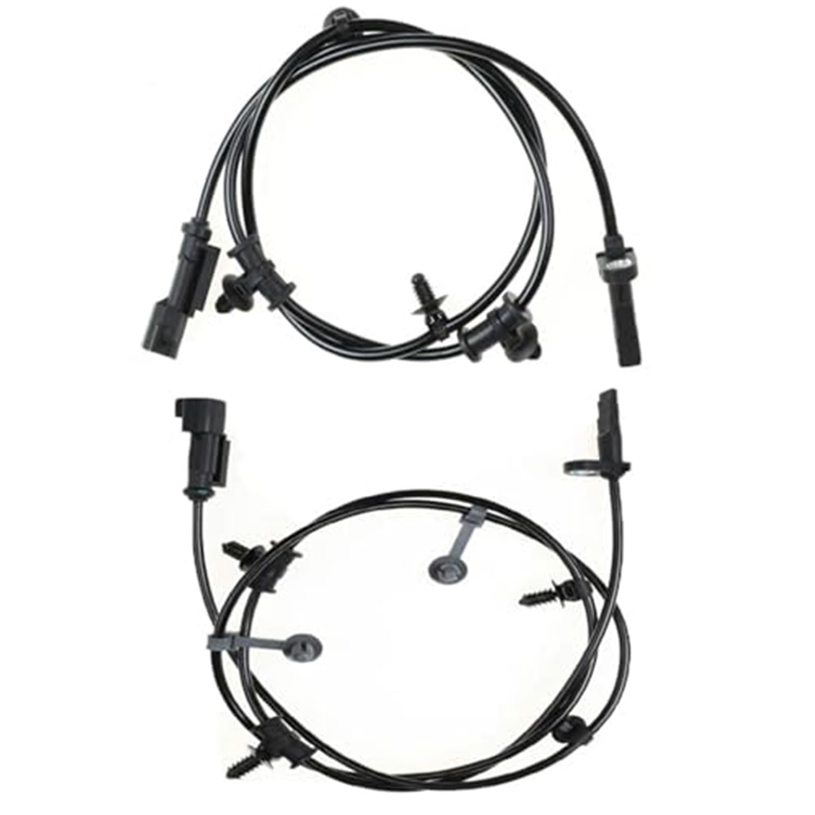 MKVAXR Rear Left and Rear Right ABS Wheel Speed Sensor, for Ford, CT4Z-2C190-A CT4Z2C190A CT4Z-2C190-C CT4Z2C190C ABS-Systemsensor(Black A Pair) von MKVAXR