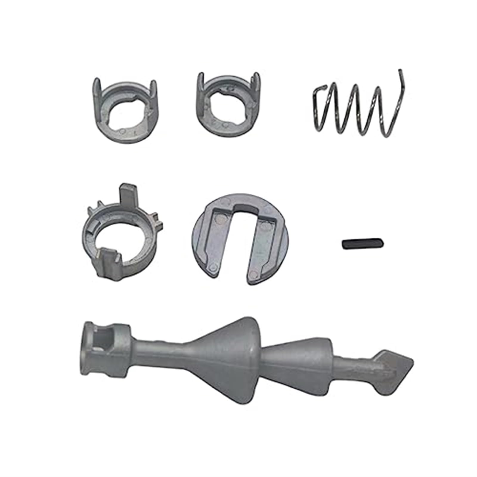 MKVAXR Türschlosszylinder vorne Links rechts, 7-teiliges Reparaturset, for, E90 E91 E92 E93 3er-Serie ​​Auto-Zündschalterschloss von MKVAXR