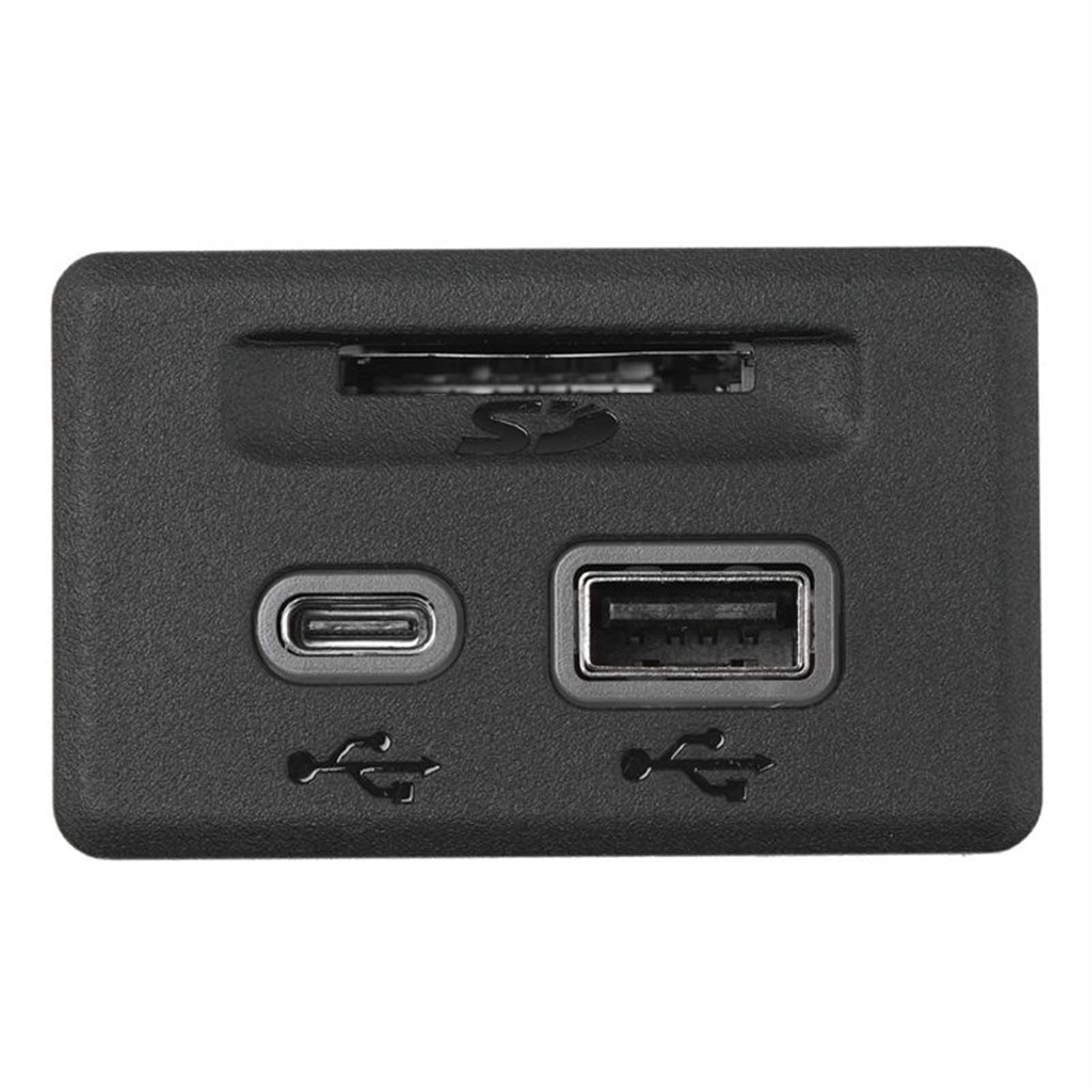 MKVAXR USB AUX Port Adapter USB-C SD Karte, for Sierra, for Silverado 1500 2019 Autozubehör 13529869 13525431 USB-Aux-Autoanschluss von MKVAXR