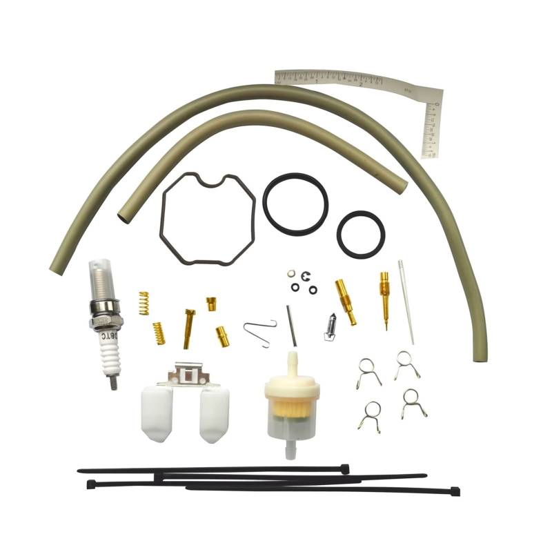 MKVAXR Vergaser-Reparatur-Set for den Wiederaufbau 1980–2002 XR200 XR200R Dirt Bike 0201–129 Nadeldüsen-Set Vergaser-Dichtungssatz von MKVAXR