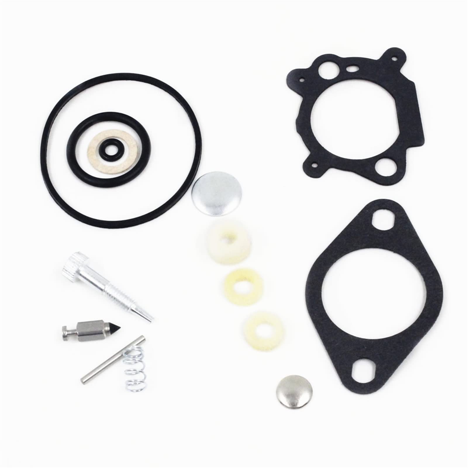 MKVAXR Vergaser-Überholungs- und Rebuild-Kit for Briggs Stratton, 796611 493640 398191 498260 492495 20-141-1 20-141 493762 Carb Rasenmäher Vergaser-Dichtungssatz von MKVAXR