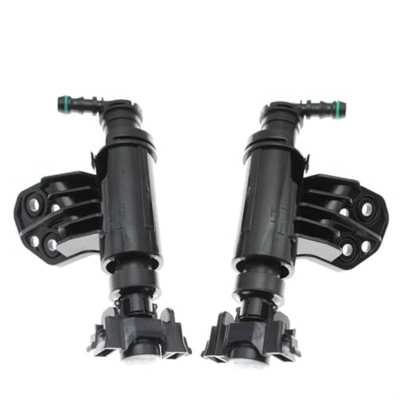 MKVAXR Vorne Links rechts Scheinwerfer Waschanlage Düse Pumpe Zylinderdeckel Jet, for Hyundai, Tucson Motor der Scheibenwischer-Waschanlage(Black Nozzle Pair) von MKVAXR