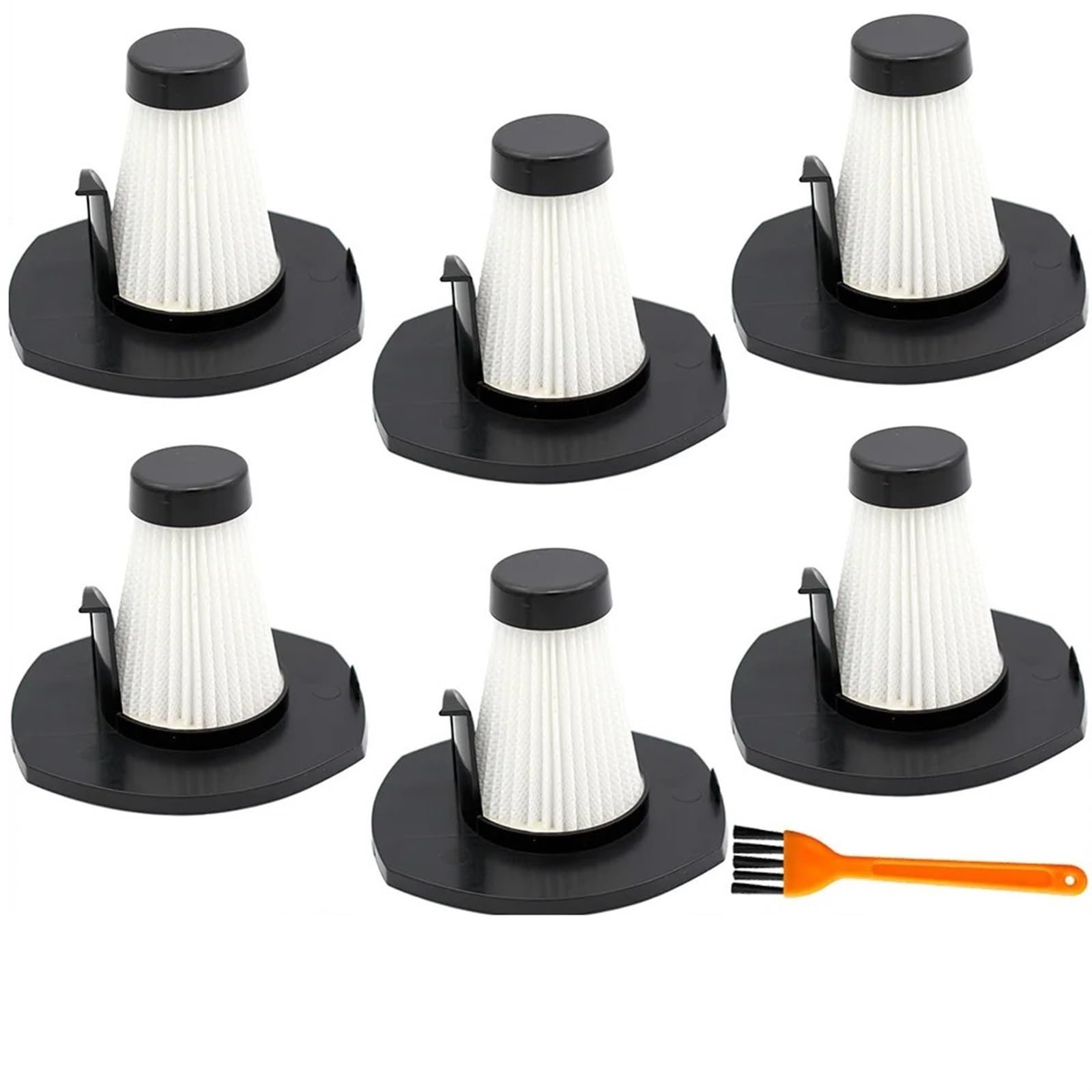 MKVAXR Waschbarer HEPA-Filter for Staubsauger, for MooSoo LT450 kabelgebundener Staubsauger, Filterteile-Zubehör Auto-Vakuumfilter(6pcs) von MKVAXR