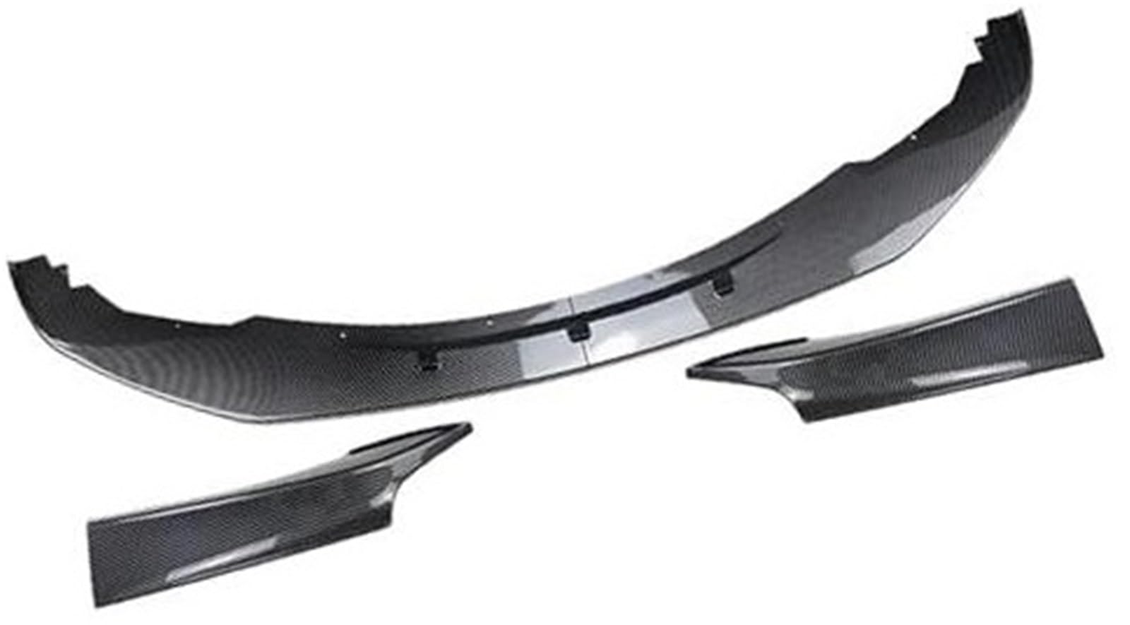 MKVAXR for, 1er F20 F21 2011 2012 2013 2014 2015 Auto-Frontsplitter-Seitenspoiler-Abdeckungsverkleidung Frontstoßstangen-Lippenspoiler Frontspoiler-Kit(Black Carbon Black) von MKVAXR