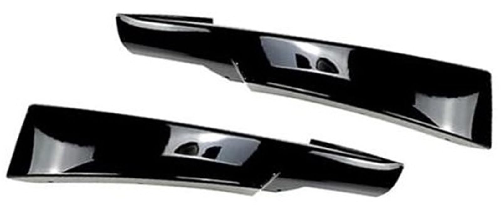 MKVAXR for, 3er E90 320i 330i LCI 2009–2012, Frontstoßstange, seitlicher Splitter, Abdeckungslippe, Auto-Luftentlüftungs-Ansaugspoiler Frontspoiler-Kit(Black Glossy Black) von MKVAXR