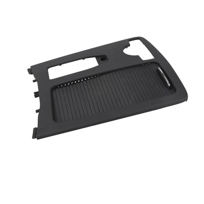 MKVAXR for, for Mercedes-Benz, Innenraum Mittelkonsole Getränkehalter Abdeckung Armlehne Aufbewahrungsbox Rollo Panel W204 W212 W207 C180 E260 E300 Becherhalter-Rollenabdeckung(Model C Black) von MKVAXR