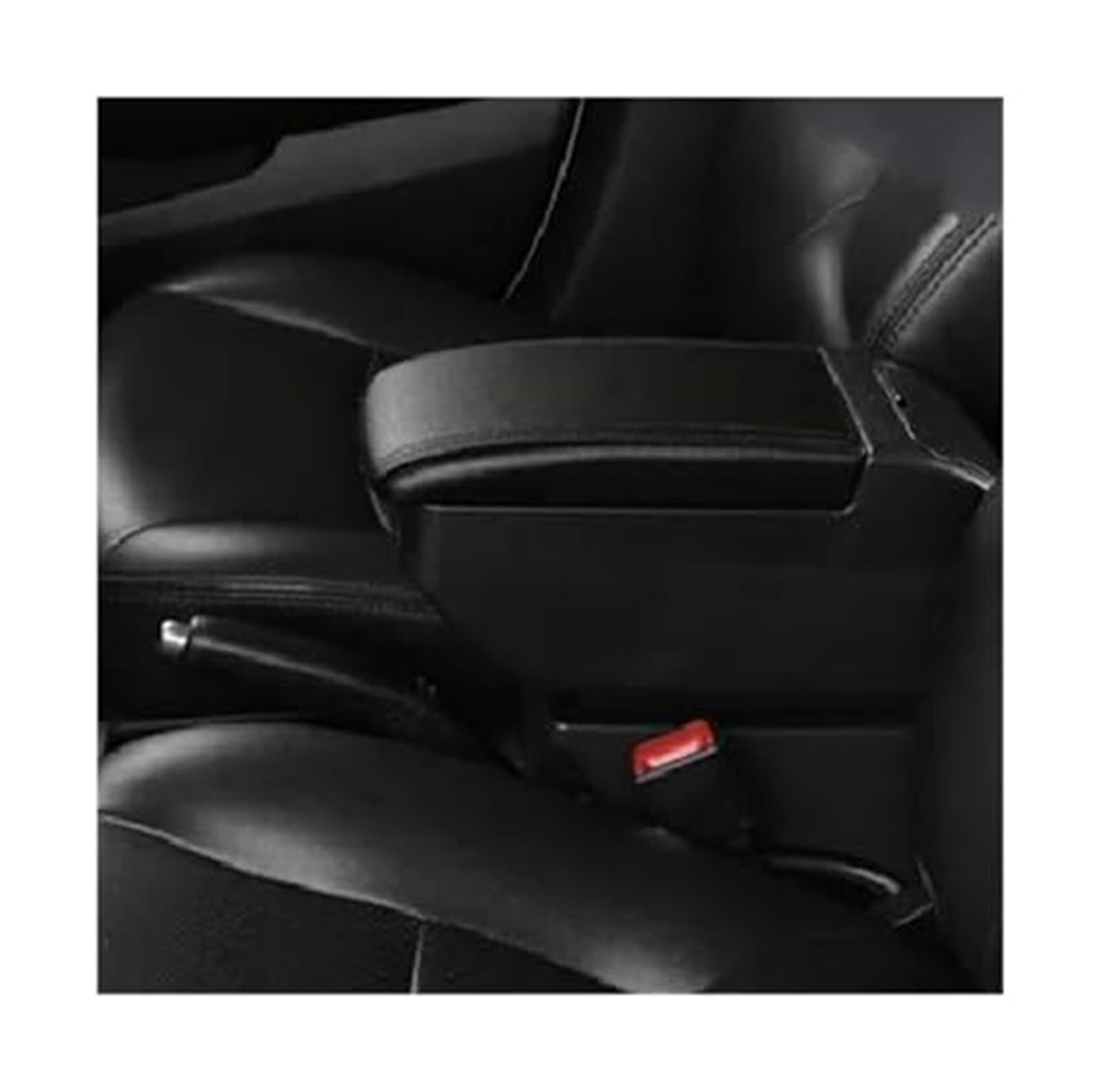 MKVAXR for Chevrolet, for Sail 2010–2014, Auto-Armlehnenbox, Mittelkonsolen-Aufbewahrungsbox mit Getränkehalter, USB-Autozubehör Auto-Armlehnen-Konsolenbox(Black H All Black 4 USB) von MKVAXR