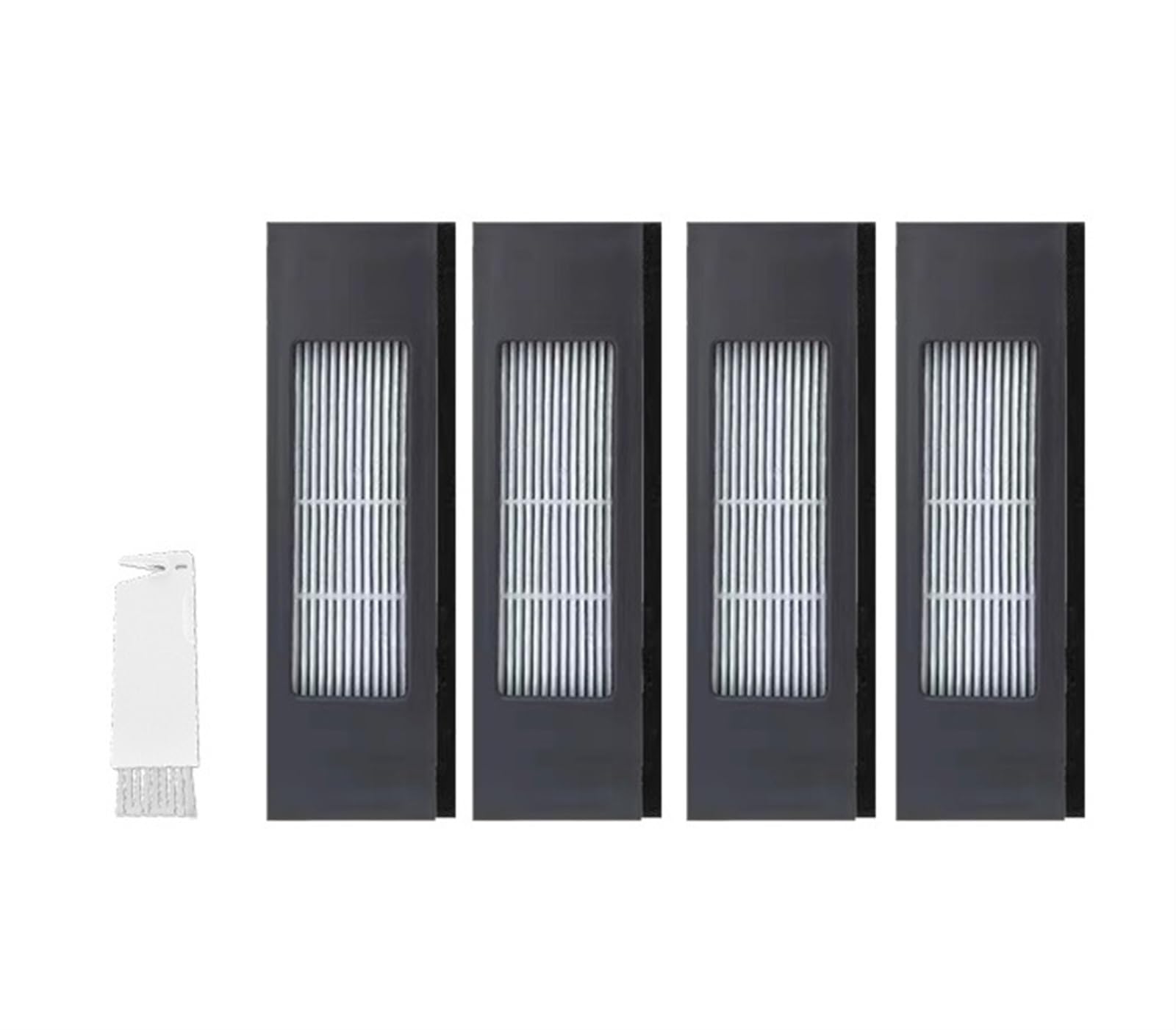 MKVAXR for Ecovacs Deebot T9 AIVI T8 AIVI N8 Pro Staubbeutel Teile Hauptseitenbürste HEPA-Filter Roboter-Staubsauger Ersatzzubehör Roboter-Staubsaugerteile(5pcs-01) von MKVAXR