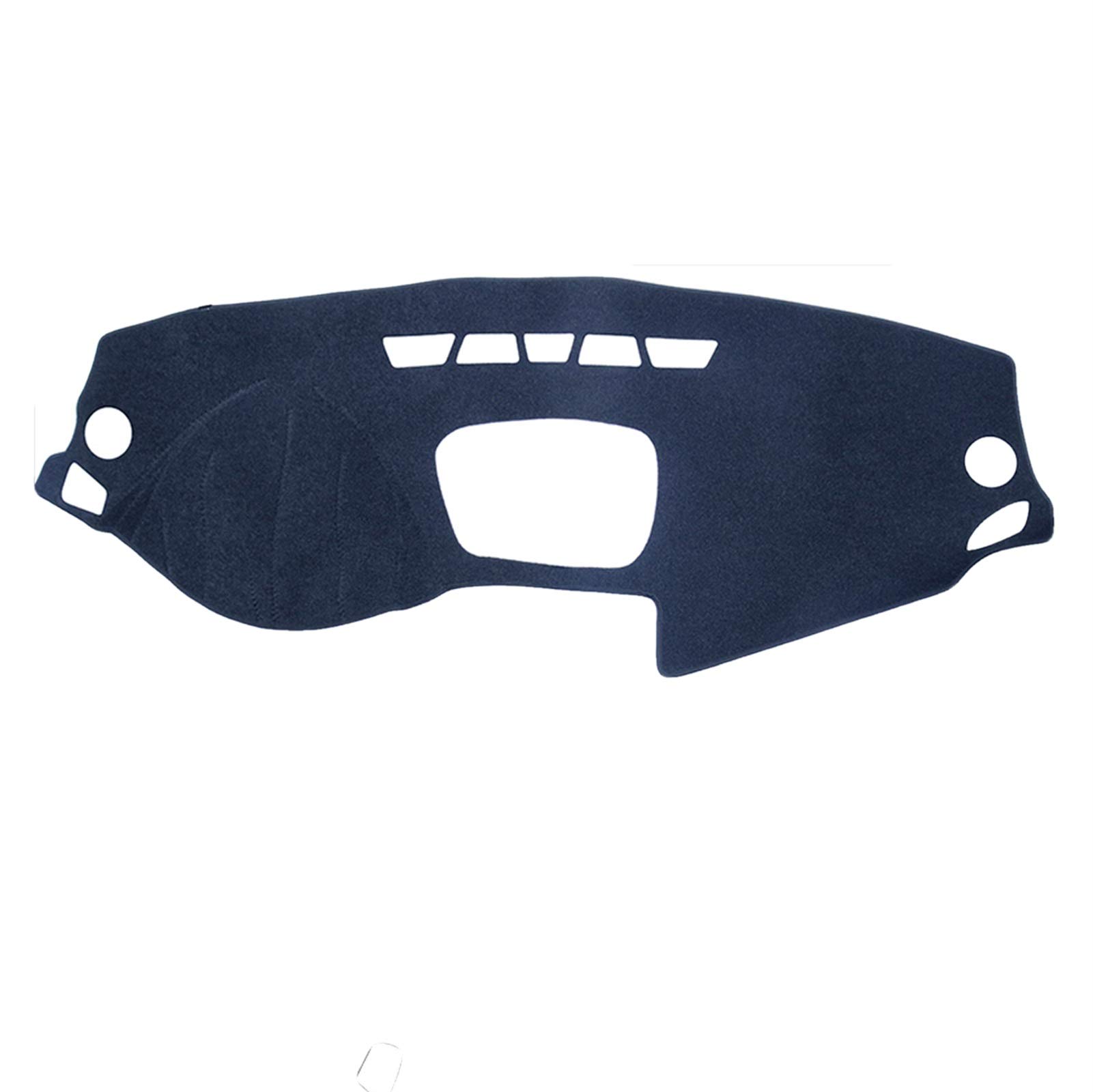 MKVAXR for Renault, Fluence 2009–2017, passend for Samsung SM3, Anti-Rutsch-Matte, Armaturenbrett-Abdeckung, Pad, Sonnenschutz, Dashmat, Autozubehör Armaturenbrett-Pad(Blue Edge,RHD) von MKVAXR