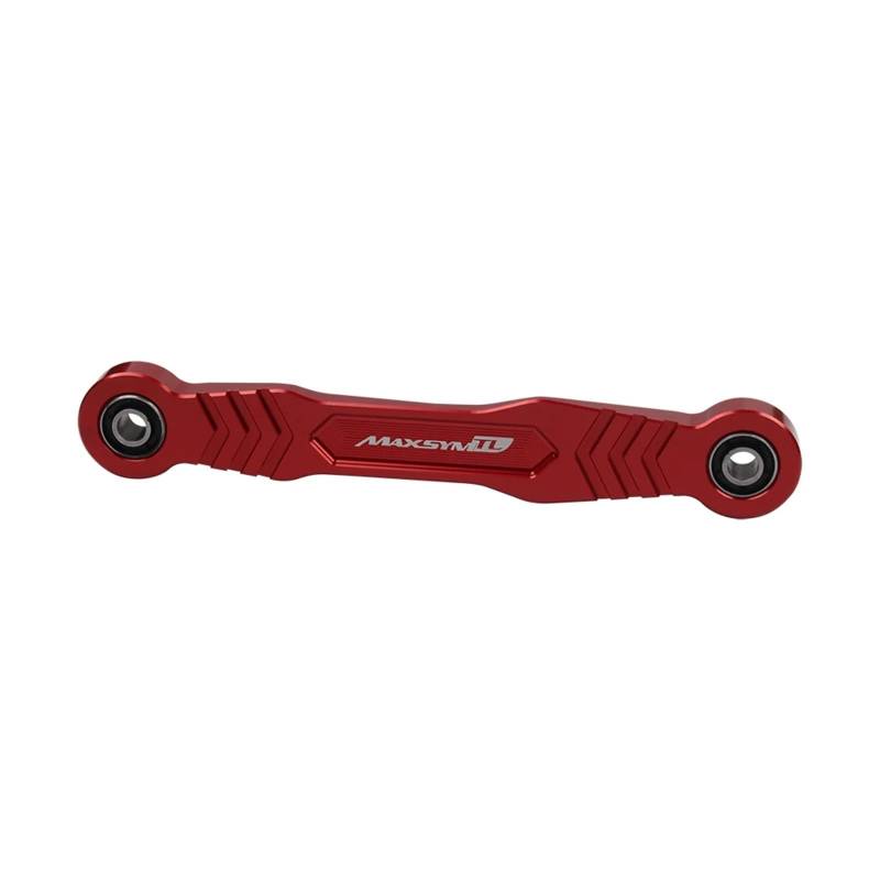 MKVAXR for SYM, for Maxsym TL500 TL 500 Maxsym TL508 TL 508 Motorradzubehör Hinterradgabelaufhängung Stoßdämpfer Balance Bracket Bar Vorspannungseinsteller für Motorradgabeln(Red) von MKVAXR