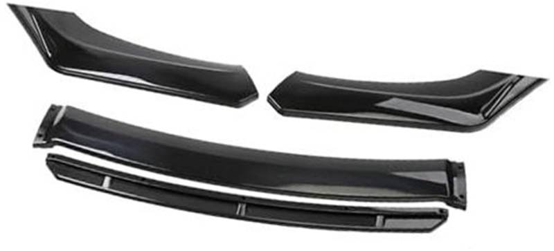 MKVAXR for Toyota, Auto Frontstoßstange Lip Spoiler Body Kit Zierstreifen Stoßstange Canard Lip Splitter Limousine Breite unter 176 cm Spoiler Frontspoiler-Kit(Black OneColor) von MKVAXR