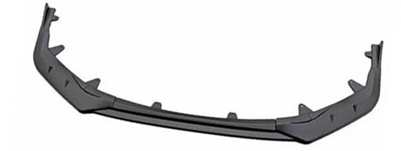 MKVAXR for Toyota, for Corolla, 2021 Auto Vorderen Stoßfänger Lip Body Kit Spoiler Splitter Stoßstange Canard Lip Bodykit Schutz Deflektor Spoiler Frontspoiler-Kit(Black Matte Black) von MKVAXR