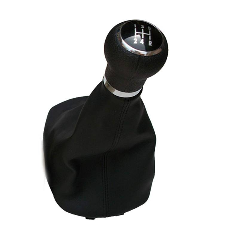 MKVAXR for VW, for Passat 3BG 2001 2002 2003 2004 2005 5 6 Gang Auto Schaltknauf Handhebel mit Schaltmanschetten Auto-Schaltknauf(5 Speed) von MKVAXR