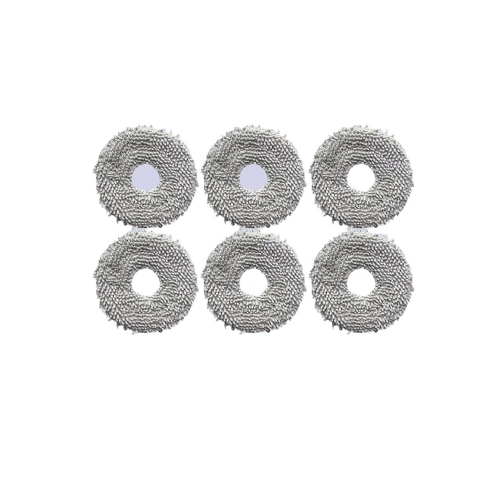 MKVAXR for Xiaomi, Mijia Omni B101CN All-in-One / L10S Ultra/Dreame S10/S10 Pro Teil Hauptseitenbürste Hepa-Filter Mopp Tuch Staubbeutel Roboter-Staubsaugerteile(6PCS) von MKVAXR