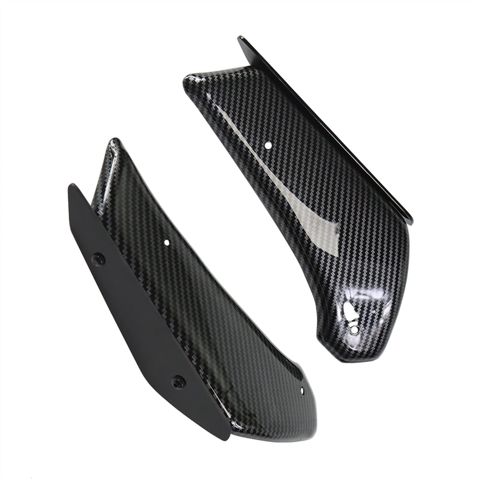 MKYOKO Für H&onda CBR1000RR CBR 1000 RR SP SP2 2017 2018 2019 Motorrad-Verkleidungsteile Aerodynamischer Flügelsatz Fester Winglet-Verkleidungsflügel Motorradzubehör (Color : Carbon Pattern Black), TYXQ9 von MKYOKO